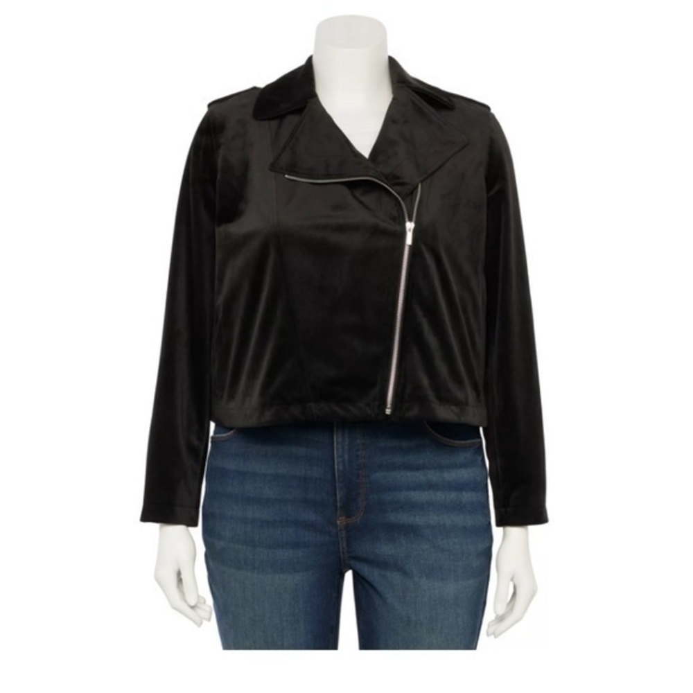 NWT Lauren Conrad Moto Jacket Soft Size 3X $65